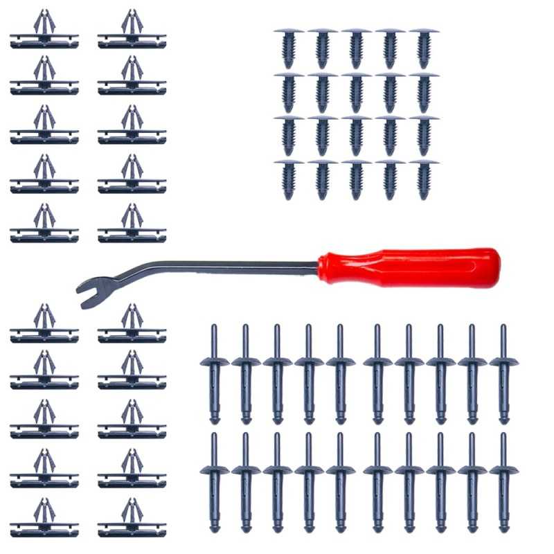 Kit complet fixations extensions aile Jeep Wrangler JK