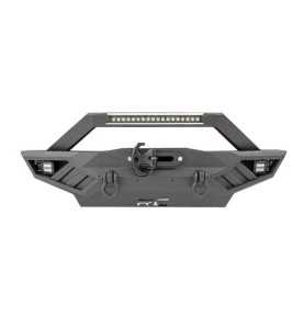 Pare-chocs avant acier Jeep Wrangler JK, JL, 4xe / Gladiator RC10645A