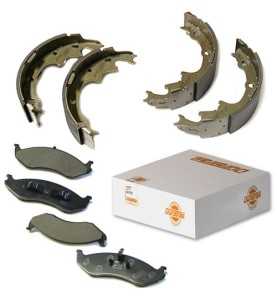 Kit Plaquettes de frein + Mâchoires de frein Jeep CJ 82-86 83501167