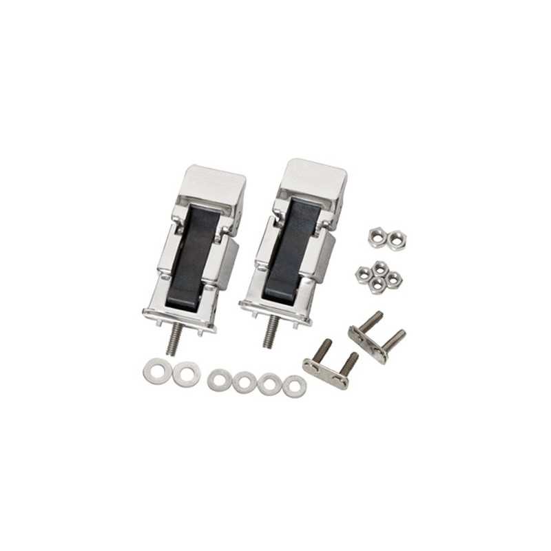 Attache capot INOX Jeep Wrangler TJ 96-06