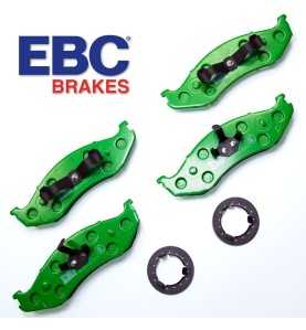 Plaquettes frein avant Greenstuff Jeep Wrangler TJ 96 - 06 DP61255