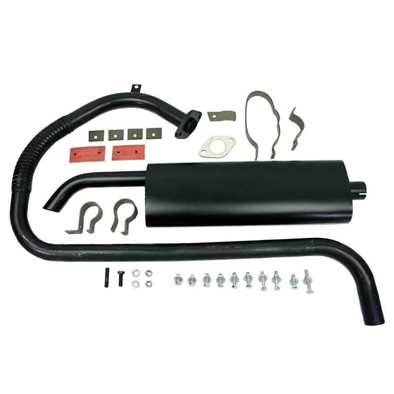 Kit échappement ovale complet Jeep Willys MB Hotchkiss M201 Ford GPW Kit échappement ovale complet Jeep Willys MB Hotchkiss M201 Ford GPW