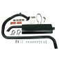Kit échappement ovale complet Jeep Willys MB Hotchkiss M201 Ford GPW Kit échappement ovale complet Jeep Willys MB Hotchkiss M201 Ford GPW