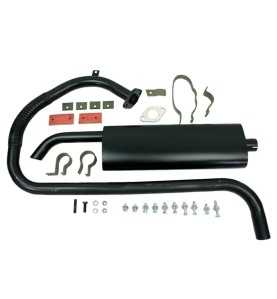 Kit échappement ovale complet Jeep Willys MB Hotchkiss M201 WOA6118K