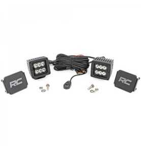 Phare à led additionels Rough Country 60W éclairage Jeep Offroad - Kulture Jeep