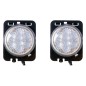 Répétiteur aile LED blanc avant Jeep Wrangler JK 07-18