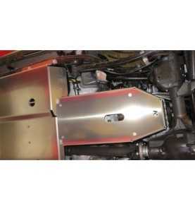 Ski de protection carter d'huile et boîte de vitesses en alu 6mm Jeep Wrangler JL 2.0L