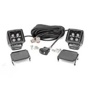 Feu LED additionnel rough country Jeep RC70903BLKDRL