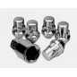 Ecrou de roue antivol 1/2 (x5) Chromé Jeep CJ5 CJ7 Wrangler YJ TJ JK Cherokee XJ KJ & grand ZJ WJ