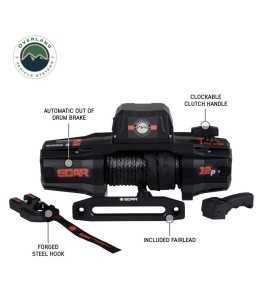 Treuil OVS S.C.A.R. 12 000 lbs avec corde synthétique – Overland Vehicle Systems