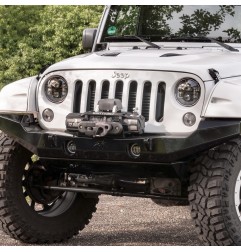 Optique Phare LED 7" Noir Jeep Wrangler JK TJ 96-18