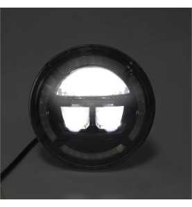 Optique Phare Bi-LED 7" Noir Jeep Wrangler JK TJ & CJ 76-18 - Kulture Jeep