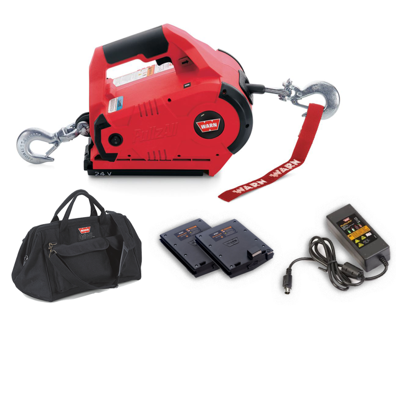 Treuil Portatif WARN PullzAll 24V – 450 kg – Électrique & Autonome Treuil Portatif WARN PullzAll 24V – 450 kg – Électrique & Autonome