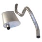 silencieux & tube echappement 5.2l Jeep Grand Cherokee ZJ 93-95
