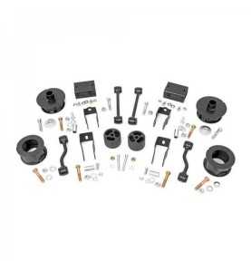 Kit cale suspension Rough Country Lift 2,5" compatible avec Jeep Wrangler JL / Jeep Wrangler Hybride 4xe. RCK67700