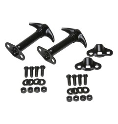 Attache capot noire (2) JEEP MB M38 M38A1 CJ CJ5 CJ7 & Wrangler YJ
