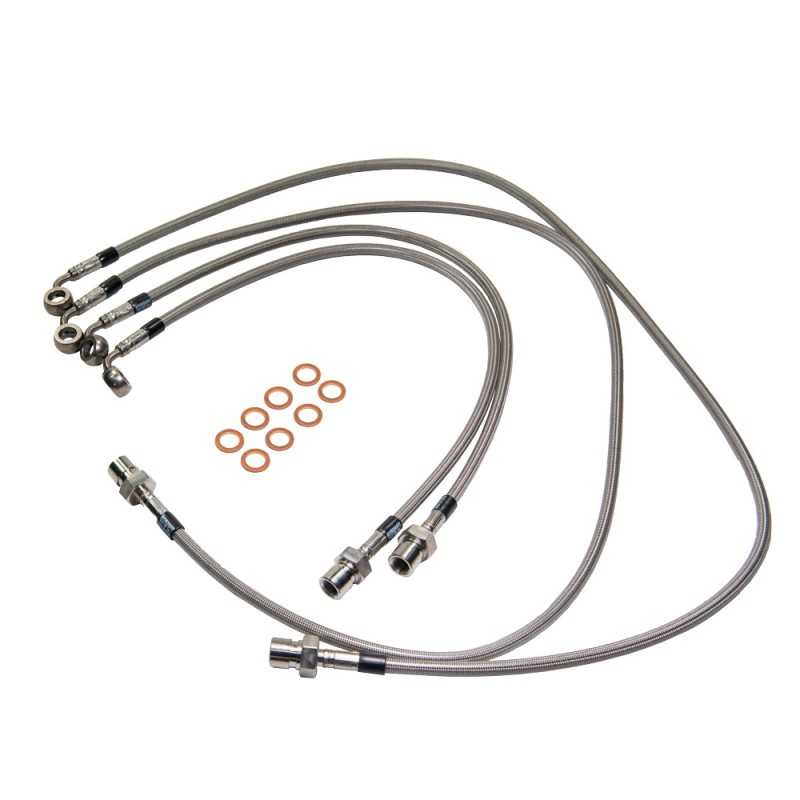 Kit Flexibles de Frein Aviation Inox Rallongés – Jeep Gladiator JT