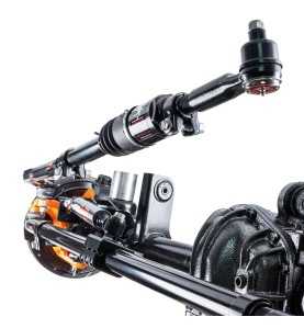 Barre de direction renforcée YETI XD avec amortisseur Griffin XD – pour Jeep JK rehaussé, montage conique / High Steer