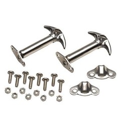 Attache capot INOX Jeep Willys MB M38 M38A1 Hotchkiss M201 CJ CJ5 CJ7 & Wrangler YJ SH7401