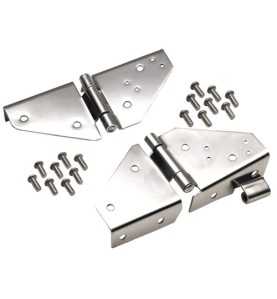 Charnière de pare brise INOX jeep CJ7 Wrangler YJ 76-96 488403 SH7403