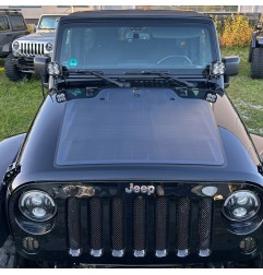 Panneau solaire flexible de capot 105W Jeep Wrangler JK 07-11