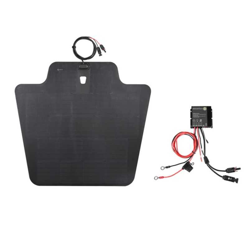 Panneau solaire flexible de capot 105W Jeep Wrangler JK 07-10