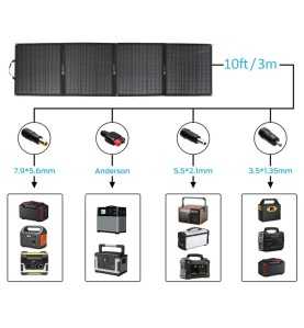 Panneau solaire pliable ultraléger 200W 12V ETFE MC4 – KULTURE JEEP