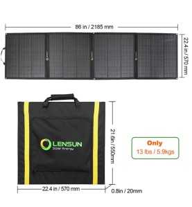 Panneau solaire pliable ultraléger 200W kulture jeep