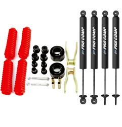 Kit de suspension +1.5 - 40mm avec amortisseur ProComp Jeep Cherokee XJ 84-01