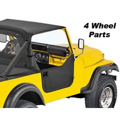 Demi-Portes Black Crush BESTOP Jeep Wrangler CJ 76-80