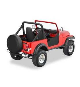 Demi-Portes Black Crush BESTOP Jeep Wrangler CJ 76-80 53028-01