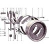 Poulie Tambour frein à main Jeep Willys MB Hotchkiss M201 & Ford GPW WOA1002