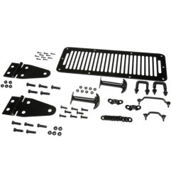 Accessoire capot noir Jeep CJ7 & Wrangler YJ