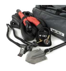 Kit de de treuillage 23K avec manilles souples, poulie, pelle pliante dégonfleur d'air avec manomètre et sac de transport-KIT23K