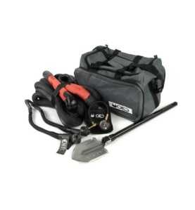 Kit de de treuillage 23K avec manilles souples, poulie, pelle pliante dégonfleur d'air avec manomètre et sac de transport-KIT23K