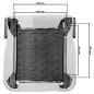 Siège AV confort gris Jeep CJ & Wrangler YJ TJ 76-06