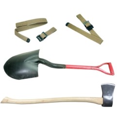 Kit hache & pelle de bord + sangles -WOA3170K