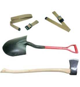 Kit hache & pelle de bord + sangles -WOA3170K