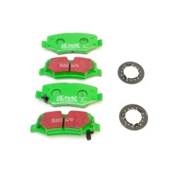 Plaquettes de frein arrière performance EBC Greenstuff série 6000er Jeep Wrangler JK 07-18. DP61799 / 0307.21A