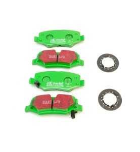 Plaquettes de frein arrière performance EBC Greenstuff série 6000er Jeep Wrangler JK 07-18. DP61799 / 0307.21A