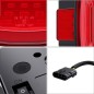 Feux arrière LED rouges sans éclairage de plaque – Jeep Wrangler TJ 97-06 Feux arrière LED rouges sans éclairage de plaque – Jeep Wrangler TJ 97-06