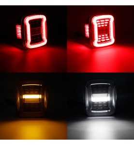 Feux arrière LED blanche Jeep Wrangler TJ 1997-2006 - Kulture Jeep