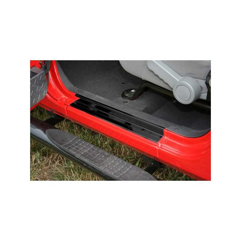 Protection entrée porte noir Jeep Wrangler JK 2P
