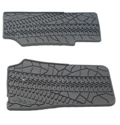 Tapis Avant noir trace pneu Jeep Wrangler JK 07-13 82210164AB
