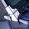 kit charniere de pare brise INOX jeep TJ