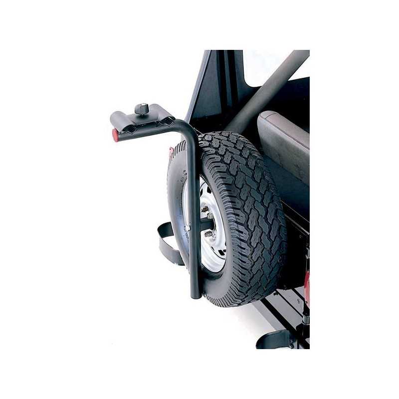 Porte vélos sur roue de secours Jeep CJ CJ7 & Wrangler YJ TJ JK