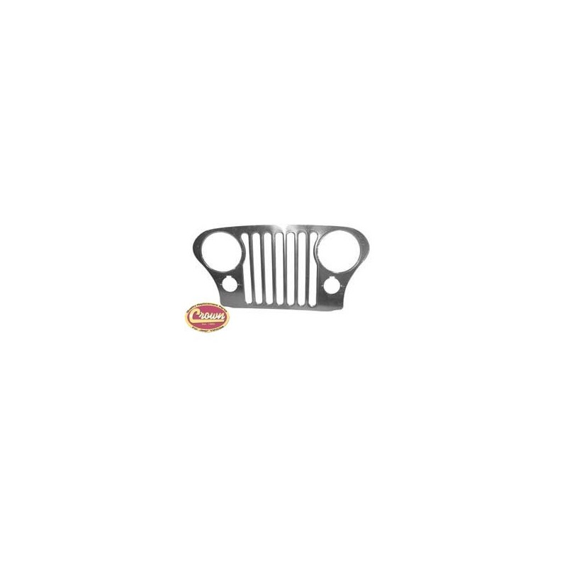 Enjoliveur de calandre (grille) INOX Jeep CJ CJ5 CJ7
