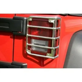 Grille de protection de feu arrière INOX Jeep Wrangler JK