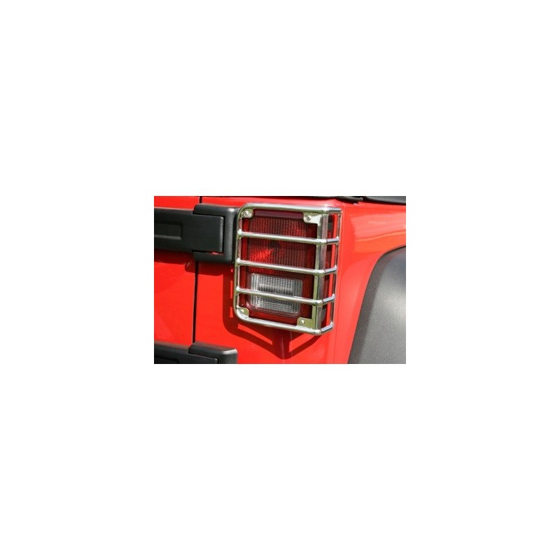 Grille de protection de feu arrière INOX Jeep Wrangler JK
