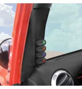 Support gauche + 4 interrupteurs pour JEEP WRANGLER JK de 2011 à 2016 17235.96